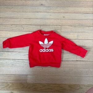 Adidas Baby/Toddler Red Sweatshirt
